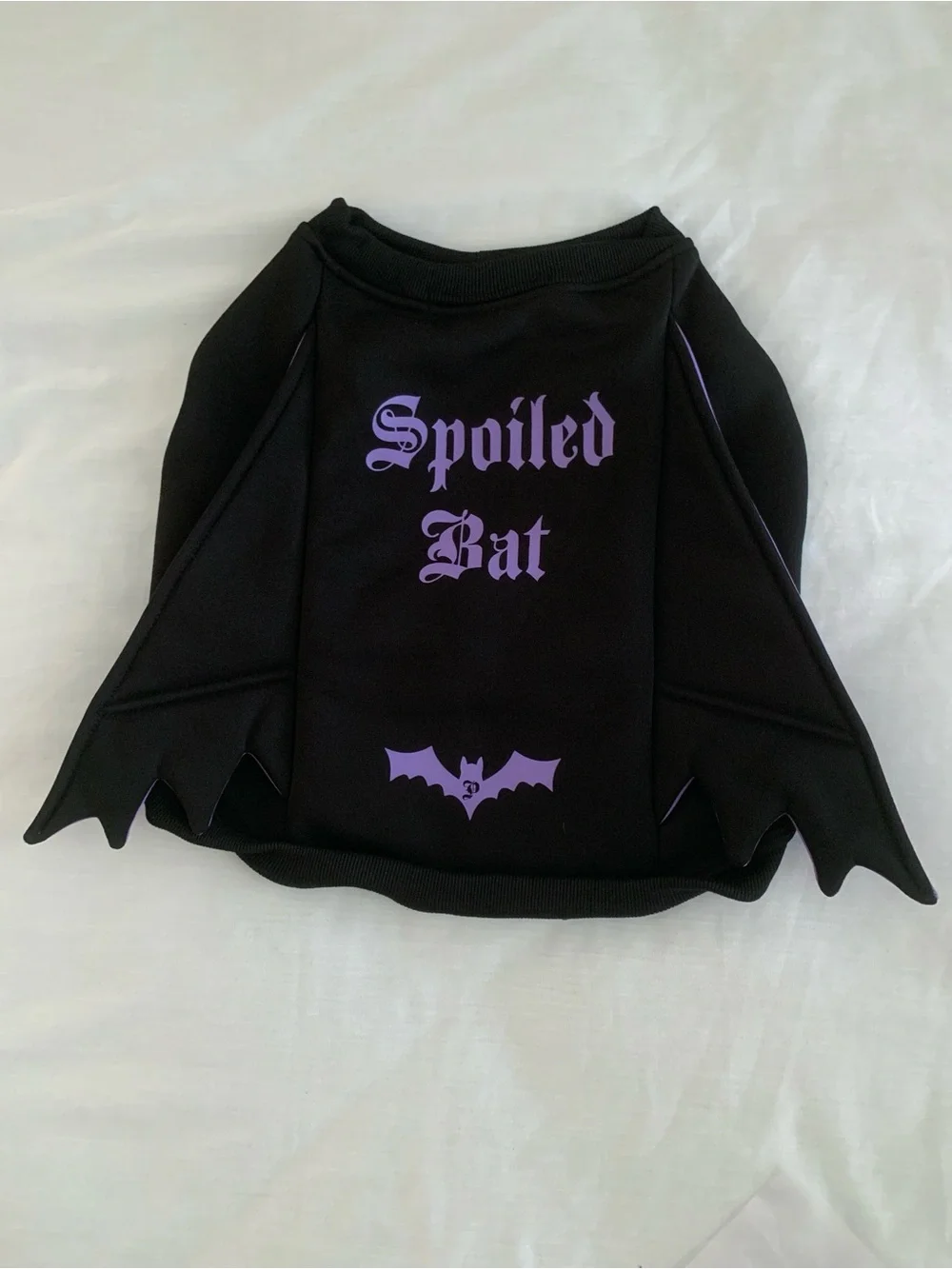 Victoria's Secret PINK Spoiled Bat Halloween Pet Costume Dog Hoodie Large NWT
